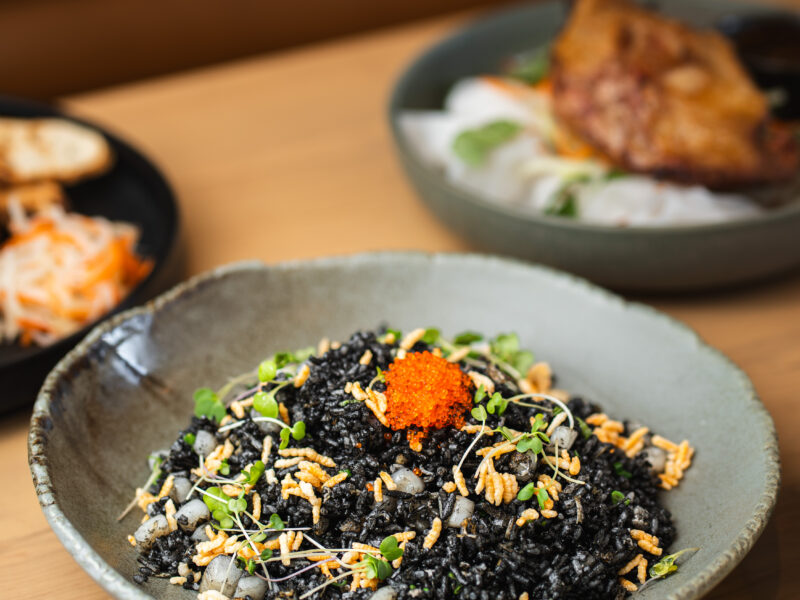 Squid Ink Fried Rice