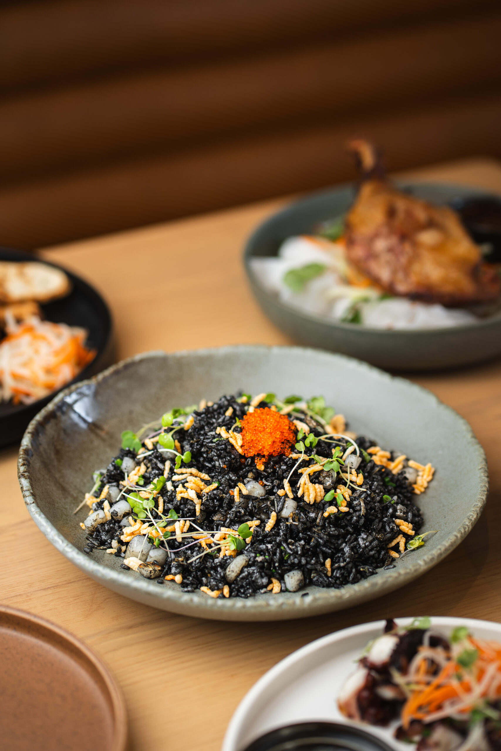Squid Ink Fried Rice